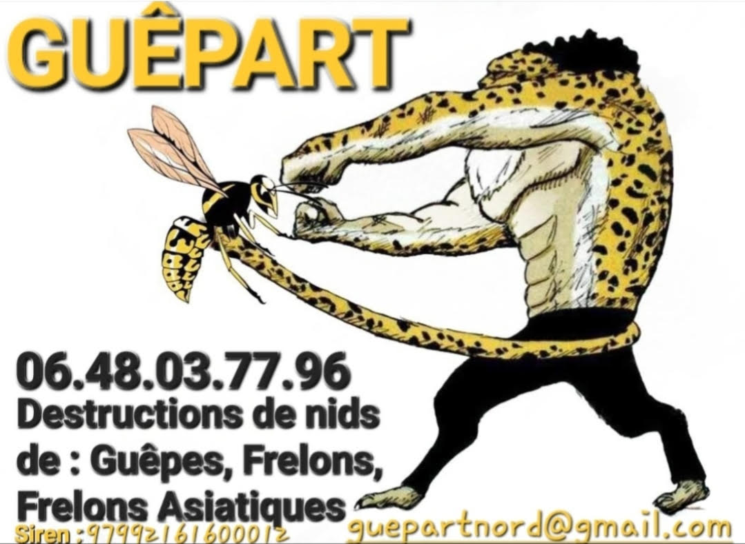 logo guêpart complet avec informations contact